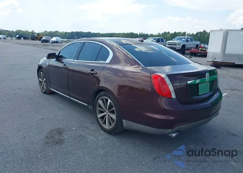 2009 Lincoln Mks z USA, uszkodzony, nr VIN 1LNHM93R89G607771